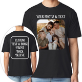 Custom Photo T-Shirt Personalized Picture Shirt Full Color Print