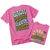 Custom Design T-Shirt Full Color Print Soft Fabric Fast Shipping