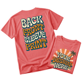 Custom Design T-Shirt Full Color Print Soft Fabric Fast Shipping