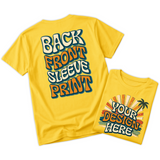 Custom Design T-Shirt Full Color Print Soft Fabric Fast Shipping