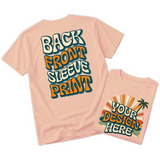 Custom Design T-Shirt Full Color Print Soft Fabric Fast Shipping