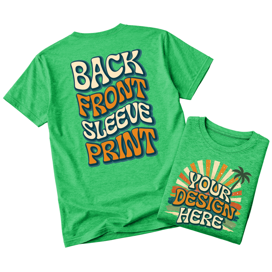 Custom Design T-Shirt Full Color Print Soft Fabric Fast Shipping
