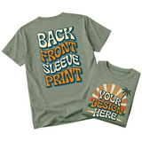 Custom Design T-Shirt Full Color Print Soft Fabric Fast Shipping