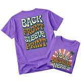 Custom Design T-Shirt Full Color Print Soft Fabric Fast Shipping