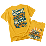 Custom Design T-Shirt Full Color Print Soft Fabric Fast Shipping