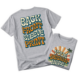 Custom Design T-Shirt Full Color Print Soft Fabric Fast Shipping