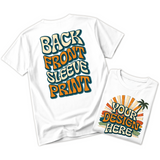 Custom Design T-Shirt Full Color Print Soft Fabric Fast Shipping