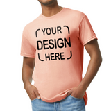 Custom Gildan® Softstyle Adult T-Shirt 64000 & 64000CVC with Full-Color DTF Print