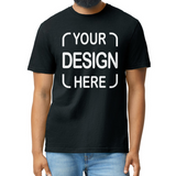 Custom Gildan® Softstyle Adult T-Shirt 64000 & 64000CVC with Full-Color DTF Print
