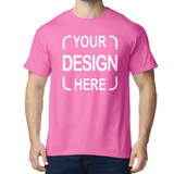 Custom Gildan® Softstyle Adult T-Shirt 64000 & 64000CVC with Full-Color DTF Print