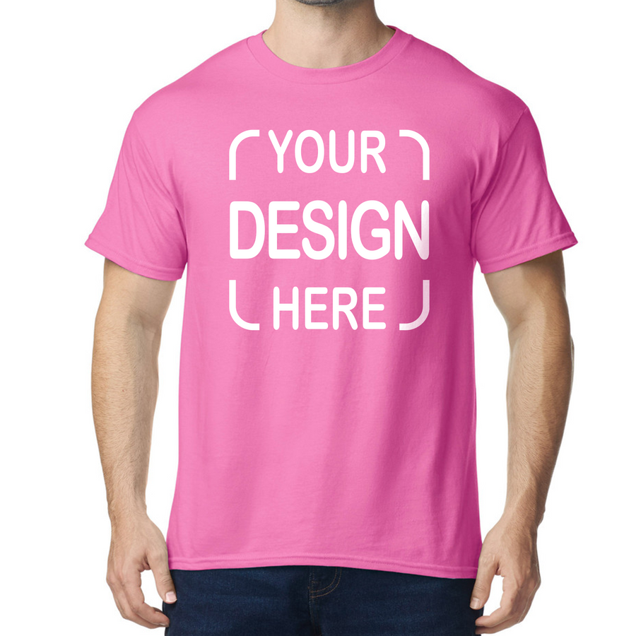 Custom Gildan® Softstyle Adult T-Shirt 64000 & 64000CVC with Full-Color DTF Print