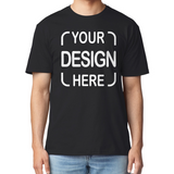 Custom Gildan® Softstyle Adult T-Shirt 64000 & 64000CVC with Full-Color DTF Print
