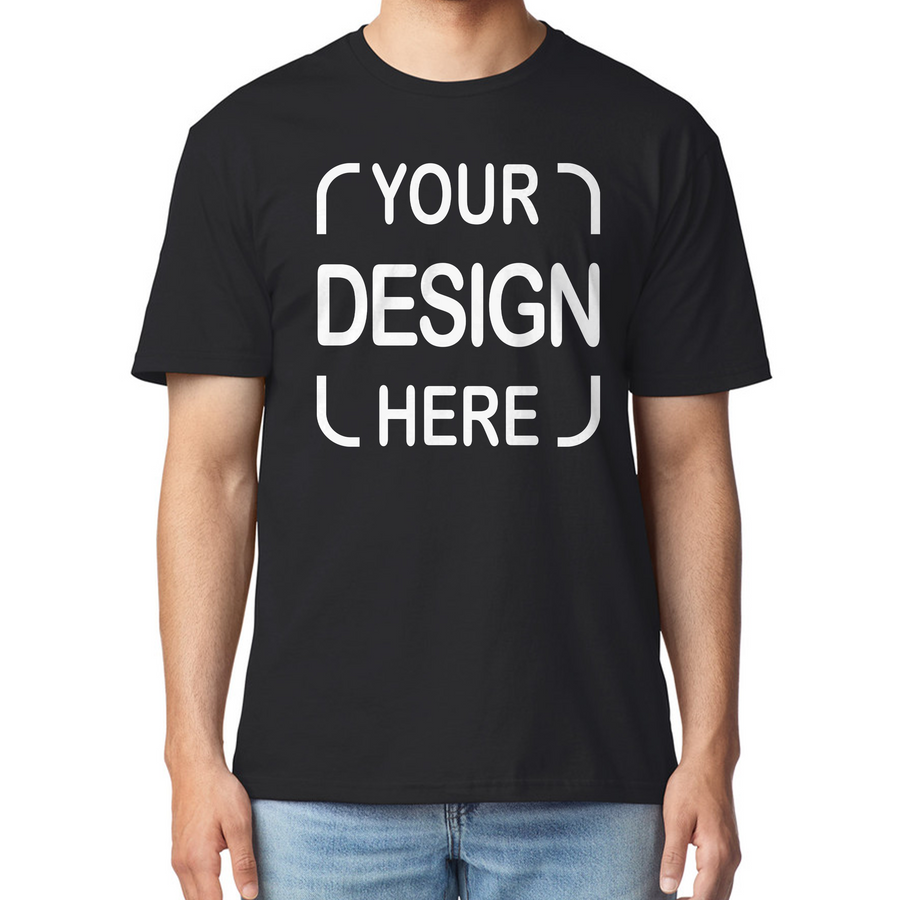 Custom Gildan® Softstyle Adult T-Shirt 64000 & 64000CVC with Full-Color DTF Print