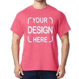 Custom Gildan® Softstyle Adult T-Shirt 64000 & 64000CVC with Full-Color DTF Print