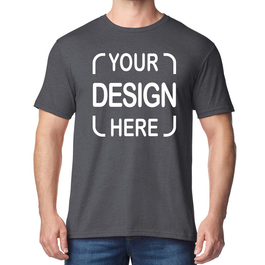 Custom Gildan® Softstyle Adult T-Shirt 64000 & 64000CVC with Full-Color DTF Print