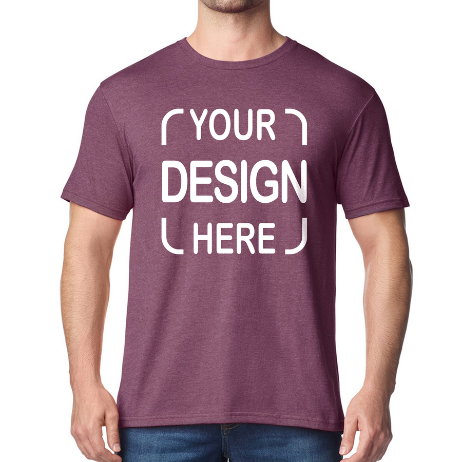 Custom Gildan® Softstyle Adult T-Shirt 64000 & 64000CVC with Full-Color DTF Print