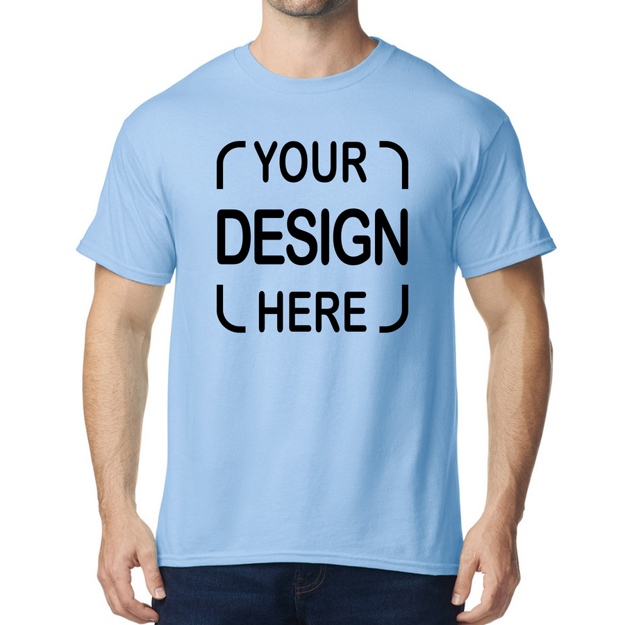 Custom Gildan® Softstyle Adult T-Shirt 64000 & 64000CVC with Full-Color DTF Print