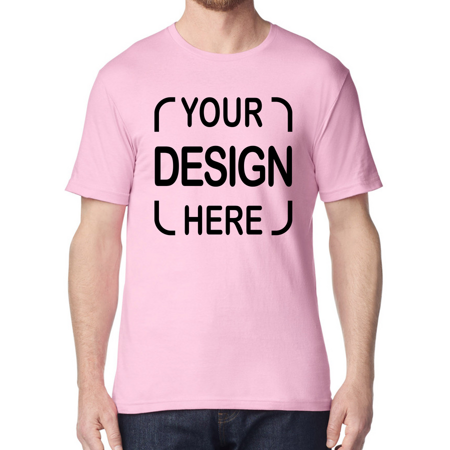 Custom Gildan® Softstyle Adult T-Shirt 64000 & 64000CVC with Full-Color DTF Print