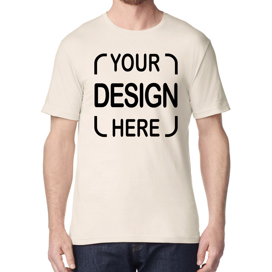 Custom Gildan® Softstyle Adult T-Shirt 64000 & 64000CVC with Full-Color DTF Print