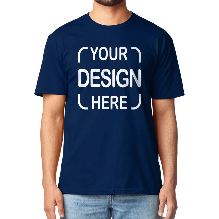 Custom Gildan® Softstyle Adult T-Shirt 64000 & 64000CVC with Full-Color DTF Print