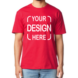Custom Gildan® Softstyle Adult T-Shirt 64000 & 64000CVC with Full-Color DTF Print