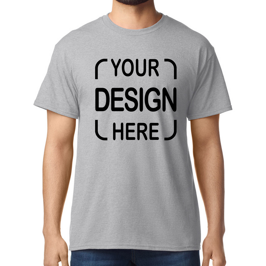 Custom Gildan® Softstyle Adult T-Shirt 64000 & 64000CVC with Full-Color DTF Print