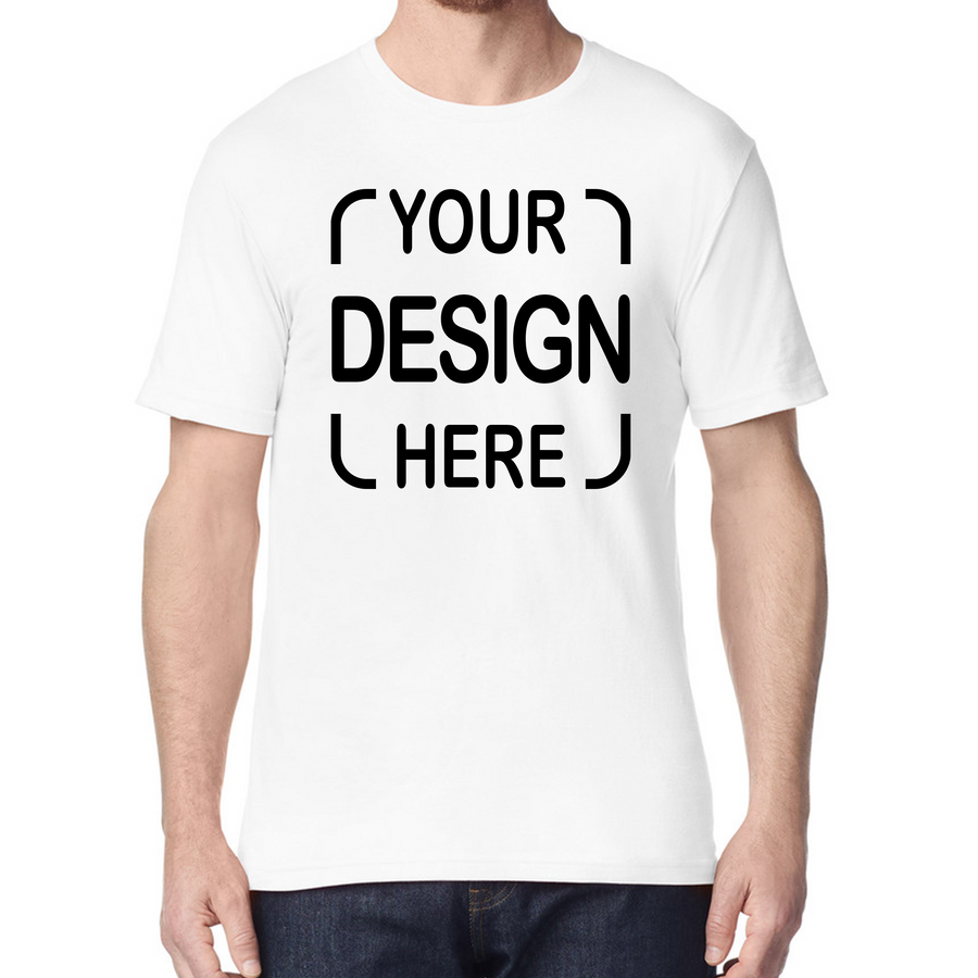 Custom Gildan® Softstyle Adult T-Shirt 64000 & 64000CVC with Full-Color DTF Print