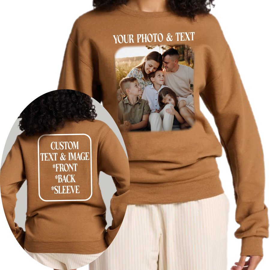 Custom Photo Sweatshirt