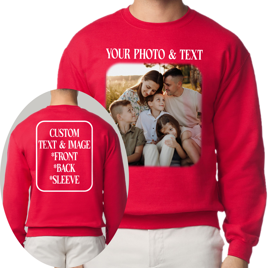 Custom Photo Sweatshirt