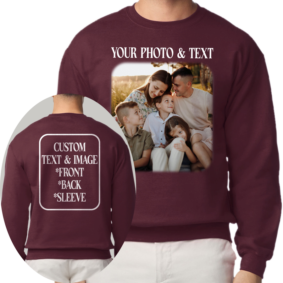 Custom Photo Sweatshirt