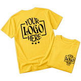 Custom Logo T-Shirt Full Color Print Soft Fabric Fast Shipping