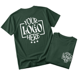 Custom Logo T-Shirt Full Color Print Soft Fabric Fast Shipping