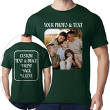 Custom Photo T-Shirt Personalized Picture Shirt Full Color Print