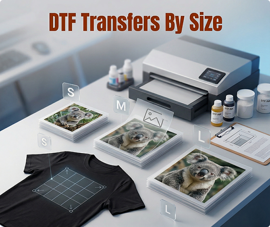Custom DTF Transfer By Size