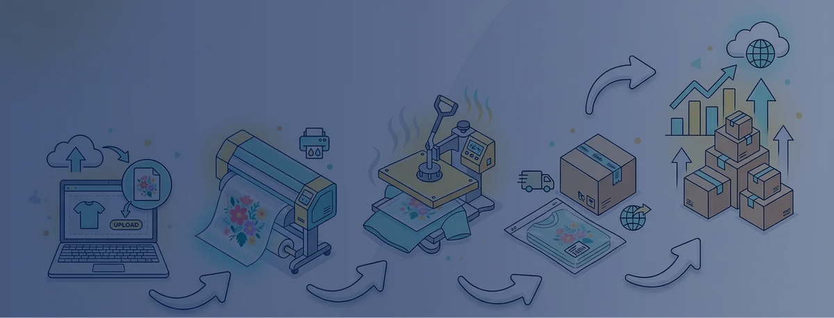 Scale Smarter with Print on Demand DTF Transfers