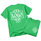 Custom Logo T-Shirt Full Color Print Soft Fabric Fast Shipping