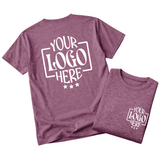 Custom Logo T-Shirt Full Color Print Soft Fabric Fast Shipping