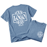 Custom Logo T-Shirt Full Color Print Soft Fabric Fast Shipping