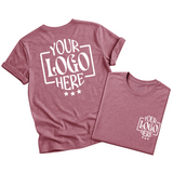 Custom Logo T-Shirt Full Color Print Soft Fabric Fast Shipping