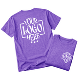 Custom Logo T-Shirt Full Color Print Soft Fabric Fast Shipping