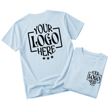 Custom Logo T-Shirt Full Color Print Soft Fabric Fast Shipping