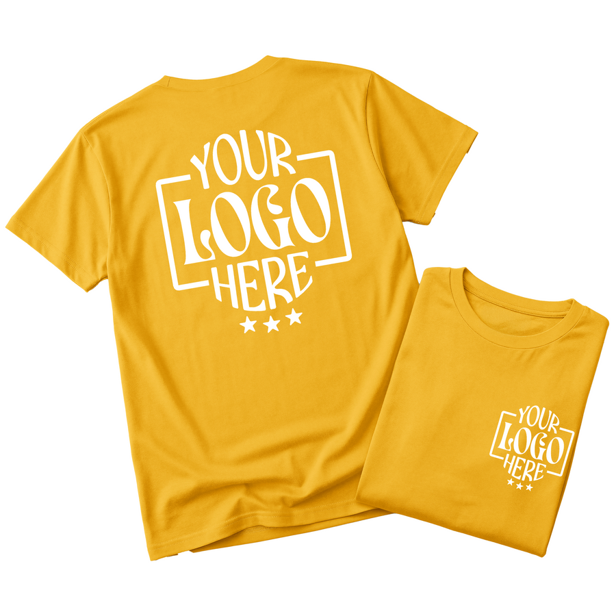 Custom Logo T-Shirt Full Color Print Soft Fabric Fast Shipping