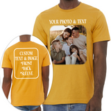 Custom Photo T-Shirt Personalized Picture Shirt Full Color Print