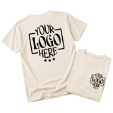 Custom Logo T-Shirt Full Color Print Soft Fabric Fast Shipping