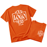 Custom Logo T-Shirt Full Color Print Soft Fabric Fast Shipping
