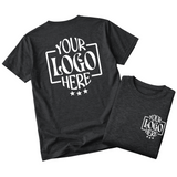 Custom Logo T-Shirt Full Color Print Soft Fabric Fast Shipping