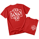 Custom Logo T-Shirt Full Color Print Soft Fabric Fast Shipping