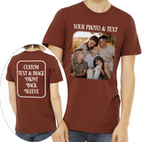 Custom Photo T-Shirt Personalized Picture Shirt Full Color Print