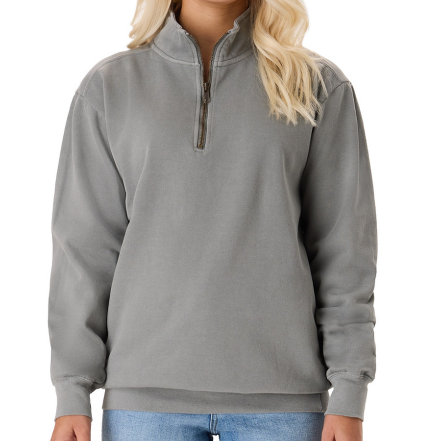 Comfort Colors® Quarter Zip Sweatshirt 1580 Relaxed Fit