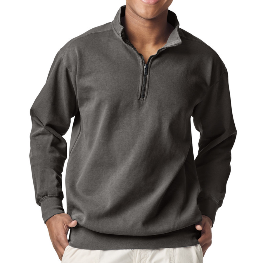 Comfort Colors® Quarter Zip Sweatshirt 1580 Relaxed Fit